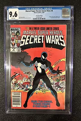 Buy Marvel Super-Heroes Secret Wars #8 CGC 9.6 Newsstand - Perfect Wrap! • 347.79£
