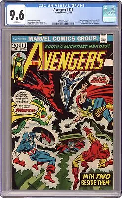 Buy Avengers #111 CGC 9.6 1973 4379954002 • 280.21£