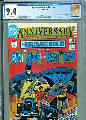 Buy The Brave And The Bold #200 (DC 1983) CGC Certified 9.4 • 104.04£