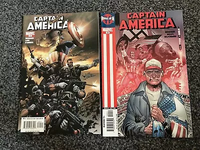 Buy Captain America #9 & #10 2005 Brubaker Marvel Comics • 8£