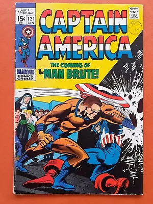 Buy Marvel Comics Bronze Age Captain America #121 Jan • 9.99£