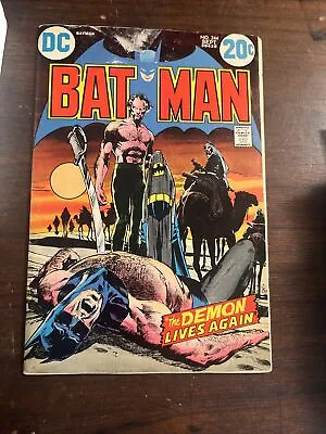 Buy Batman #244 Classic Cover Neal Adams DC Comic 1972 • 94.72£