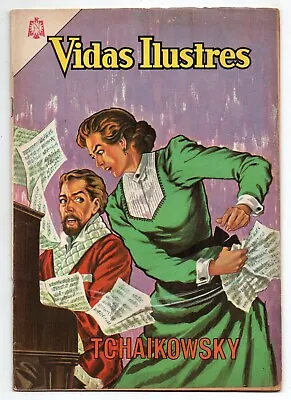Buy VIDAS ILUSTRES #109 Tchaikowsky, Novaro Mexican Comic 1965 • 5.57£