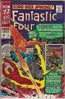 Buy Fantastic Four Annual 4 - 1966 - Kirby - Fine/Very Fine • 44.99£