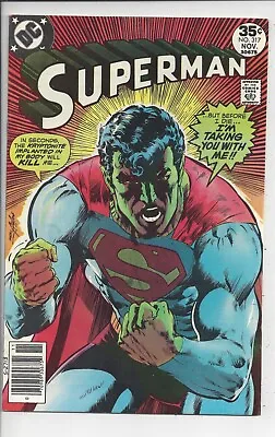 Buy Superman #317 NM (9.2 )1977 - Greatest Adams Superman Cover! • 31.66£