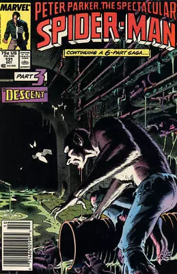 Buy Spectacular Spider-Man, The #131 (Newsstand) FN; Marvel | Kraven's Last Hunt 3 - • 32.77£