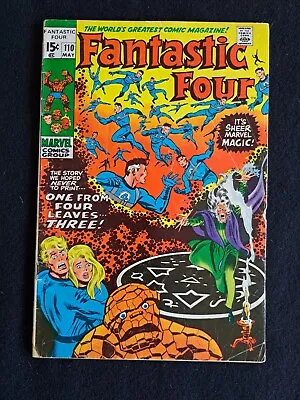 Buy Fantastic Four 110 Marvel Comics 1971 1st Cover Appearance Agatha Harkness • 12.06£