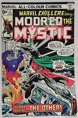 Buy Marvel Chillers Featuring Modred The Mystic Issue 2 - December 1975 • 4.25£