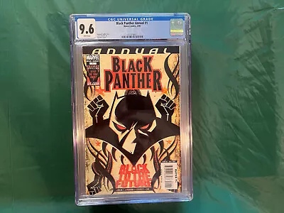 Buy Black Panther Annual #1 CGC 9.6 WP 1st Shuri As Black Panther Marvel Comics 2008 • 75.46£
