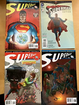 Buy SUPERMAN ALL STAR #s 4,8,10 +Special Edition. 2008 DC Series By Morrison,Quitely • 11.99£