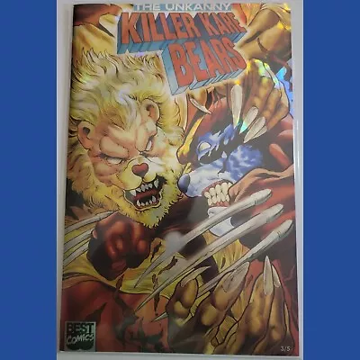 Buy 🔥 Killer Kare Bears - Uncanny X-Men #213 Homage - Lava Foil Cover - Ltd #3/5 • 35.54£