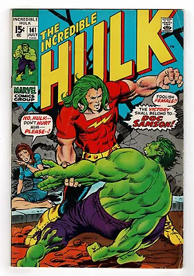 Buy Incredible Hulk 141   Origin & 1st Doc Samson • 79.02£