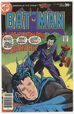 Buy Batman 294 DC 1977 VF Jim Aparo Joker Who Killed • 34.69£