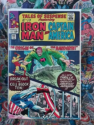 Buy Tales Of Suspense #62 FN- Marvel 1965 Captain America, Iron Man, Manderin Origin • 45.95£