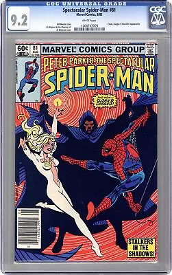 Buy Spectacular Spider-Man Peter Parker #81 CGC 9.2 1983 1264747009 • 42.69£
