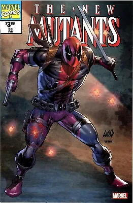 Buy New Mutants #98 Deadpool Facsimile Trade Variant Liefeld Whatnot Exclusive NM- • 12.61£