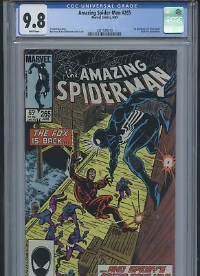 Buy Amazing Spider-Man #265 1985 CGC 9.8 (1st App Of Silver Sable) • 173.52£