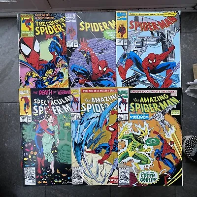 Buy Bundle Of Marvel Spider-Man Comics 1992 24 27 28 194 368 369 • 15£