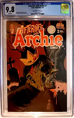Buy AFTERLIFE WITH ARCHIE #1 CGC 9.8 White ZOMBIE VARIANT 2013, Last 1 Sold For $150 • 93.29£