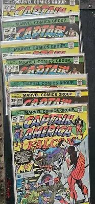 Buy Marvel Captain America And Falcon #189,190,191,192,193,194,195 Comic Lot! • 26.46£