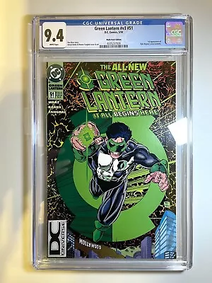 Buy Green Lantern #v3 #51 (1994) CGC 9.4  WP  Marz - Banks - Tanghal  DCU  Variant • 63.55£