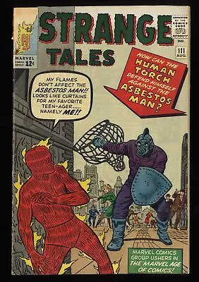 Buy Strange Tales #111 GD+ 2.5 2nd Appearance Doctor Strange!! Marvel 1963 • 133.25£