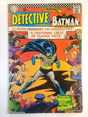 Buy Detective Comics #354 W/batman Dc Comics 1966 Key: 1st App. Of Dr. Tzin Tzin Vg- • 10.27£