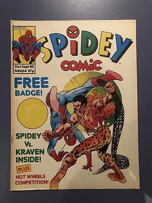 Buy Spidey Comic (UK Spider-Man Weekly) #654 (Marvel 1985) • 25£