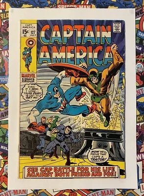 Buy CAPTAIN AMERICA #127 - JUL 1970 - 1st ANDROID X-4 APPEARANCE! - VFN- (7.5) CENTS • 39.99£