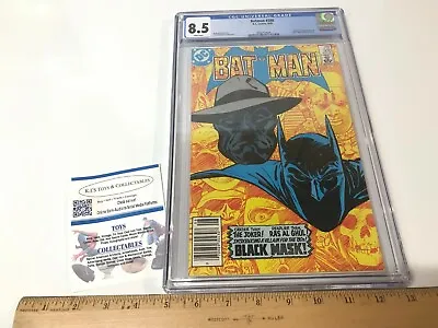 Buy Batman #386 CGC 8.5 Graded DC Comics 1985 1st Appearance Of Black Mask Sionis  • 102.70£