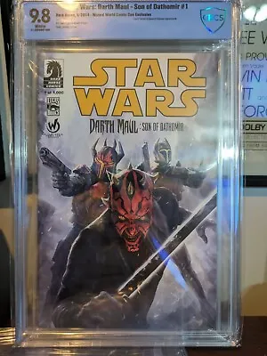 Buy Star Wars Darth Maul - Son Of Dathomir #1 Convention Variant CBCS Not CGC 9.8 • 260.16£