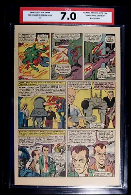 Buy Amazing Spider-man #37 CPA 7.0 SINGLE PAGE #10/11  1st Page App. Norman Osborn • 71.15£