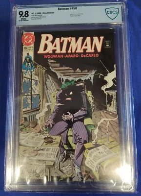 Buy Batman 450 CBCS 9.8 DC 1990 CLASSIC Joker Cover Norm Breyfogle WHITE Pgs Not Cgc • 106.73£