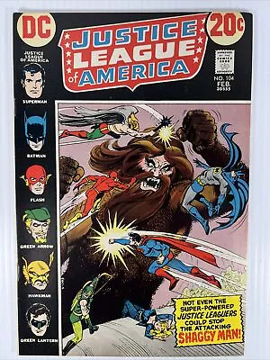 Buy Justice League Of America #104 Vol 1 DC Comics 1973 Bronze Batman/Superman VF! • 5.55£