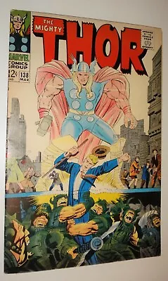 Buy Thor #138 Kirby Classic 7.5/8.0  1966 • 36.37£