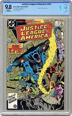 Buy Justice League Of America #253 CBCS 9.8 1986 21-1476548-010 • 102.93£