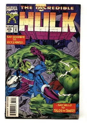 Buy Incredible Hulk #419 - 1994 - Marvel - VG - Comic Book • 12.42£