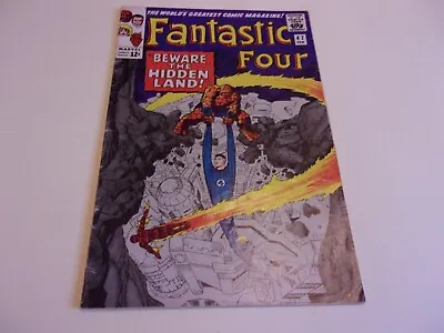 Buy Fantastic Four # 47 February 1966 Inhumans Black Bolt • 42.99£