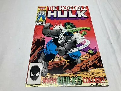 Buy Incredible Hulk 326 NM 9.4 Copper Age Milgrom Gieger 1984 • 12£