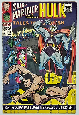Buy Tales To Astonish #90 1967 4.5/5.0 VG/FN 1st Appear Abomination! Byrrah Appear! • 49.39£