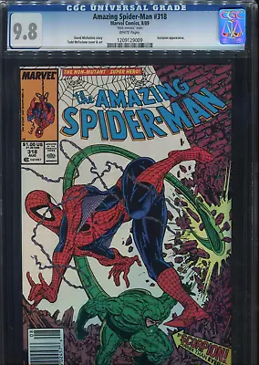 Buy Amazing Spiderman #318 CGC 9.8  Mark Jewellers Insert Newsstand • 1,999.99£