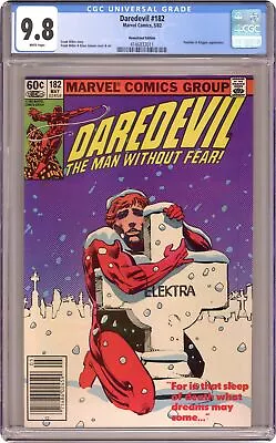 Buy Daredevil #182D CGC 9.8 Newsstand 1982 4146832011 • 232.72£
