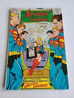 Buy Action Comics #366 Supergirl DC 1968 FINE + 6.5 • 19.19£
