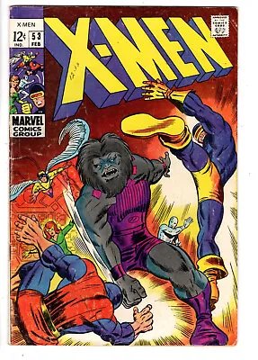 Buy X-men #53 (1969) - Grade 4.5 - Origins Of The Team - Blastaar Appearance! • 48.22£