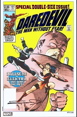Buy Frank Miller Signed Daredevil 181 Color Print-# 492/500!  Free Shipping! • 90.88£