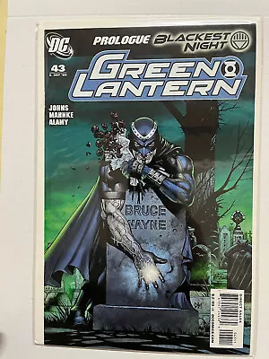 Buy Green Lantern #43 Prologue To Blackest Night Black Hand Becomes Black Lantern NM • 11.88£