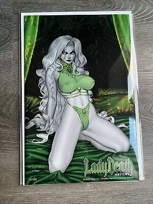 Buy Lady Death Masters Richard Ortiz #1 Emerald Invitation Edition, #14/69 • 65£