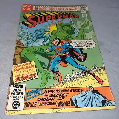 Buy Vintage DC Comics Book Superman 353 Secret Origin Of Bruce Wayne Nov 1980 • 6.61£