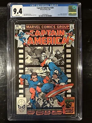 Buy Captain America #281 CGC 9.4 (Marvel 1983) WP! Viper, Constrictor & Spider-woman • 36.16£