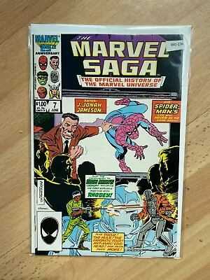 Buy Marvel Saga #7 1986 High Grade 8.0 Marvel Comic Book B91-226 • 6.37£